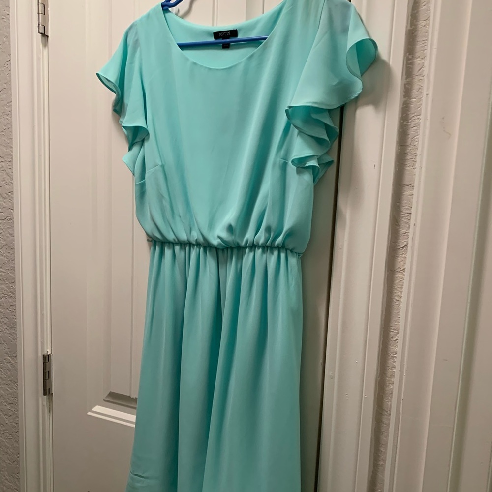 Mint green dress